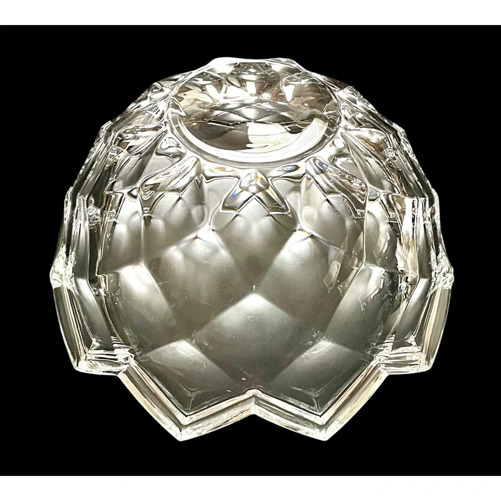 Vintage Mikasa Radcliffe 6" Clear Crystal Bowl Germany Excellent Condition - Picture 6 of 7